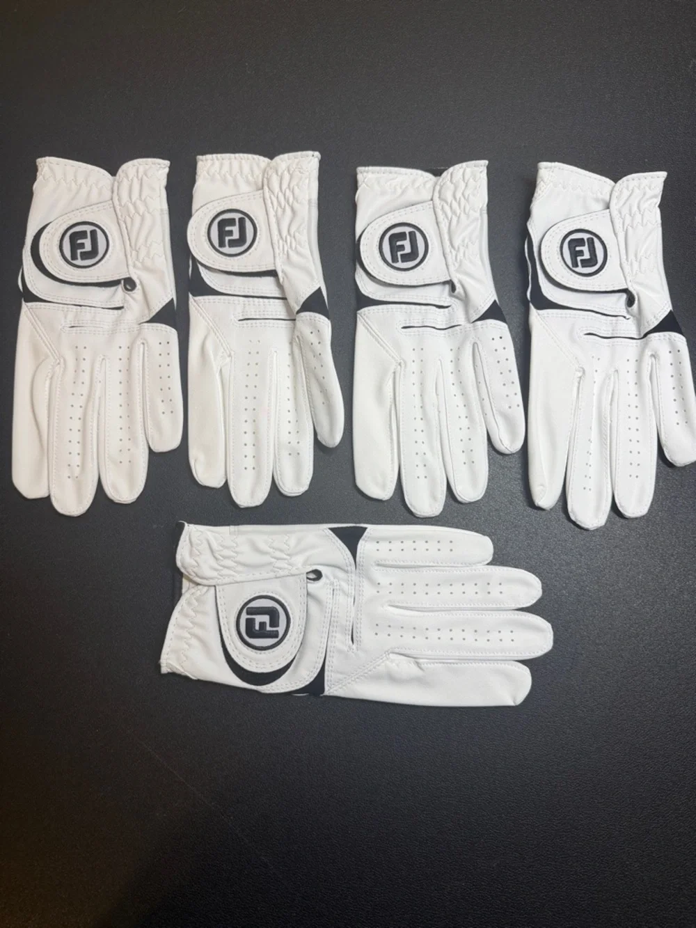 NWOT, FootJoy Weathersof Left Hand Golf Gloves, Pack of 5, Cadet Medium - Picture 4 of 4